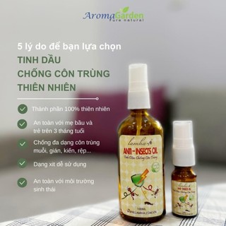 Tinh Dầu Xịt Muỗi, Kiến, Gián – An Toàn Mẹ & Bé, 100% Thiên Nhiên