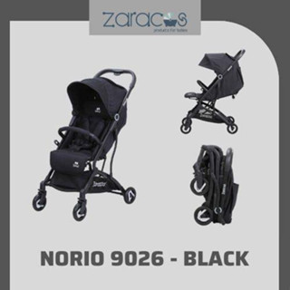 Xe đẩy gấp gọn cho bé Zaracos Norio 9026 Gray Black – Zaracos Việt Nam