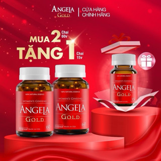 [Combo 2Hộp có tem tích điễm]Viên uống sâm Angela Gold Ecogreen làn da căng sáng, tăng cường sinh lý nữ (60 viên)