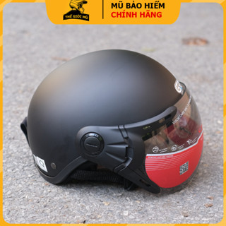  Mũ bảo hiểm nửa đầu GRS A33k Đen nhám bảo Hành 12 Tháng chính hãng 