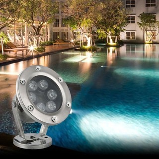 Đèn led âm nước 9w đổi mầu dạng đế đổi màu