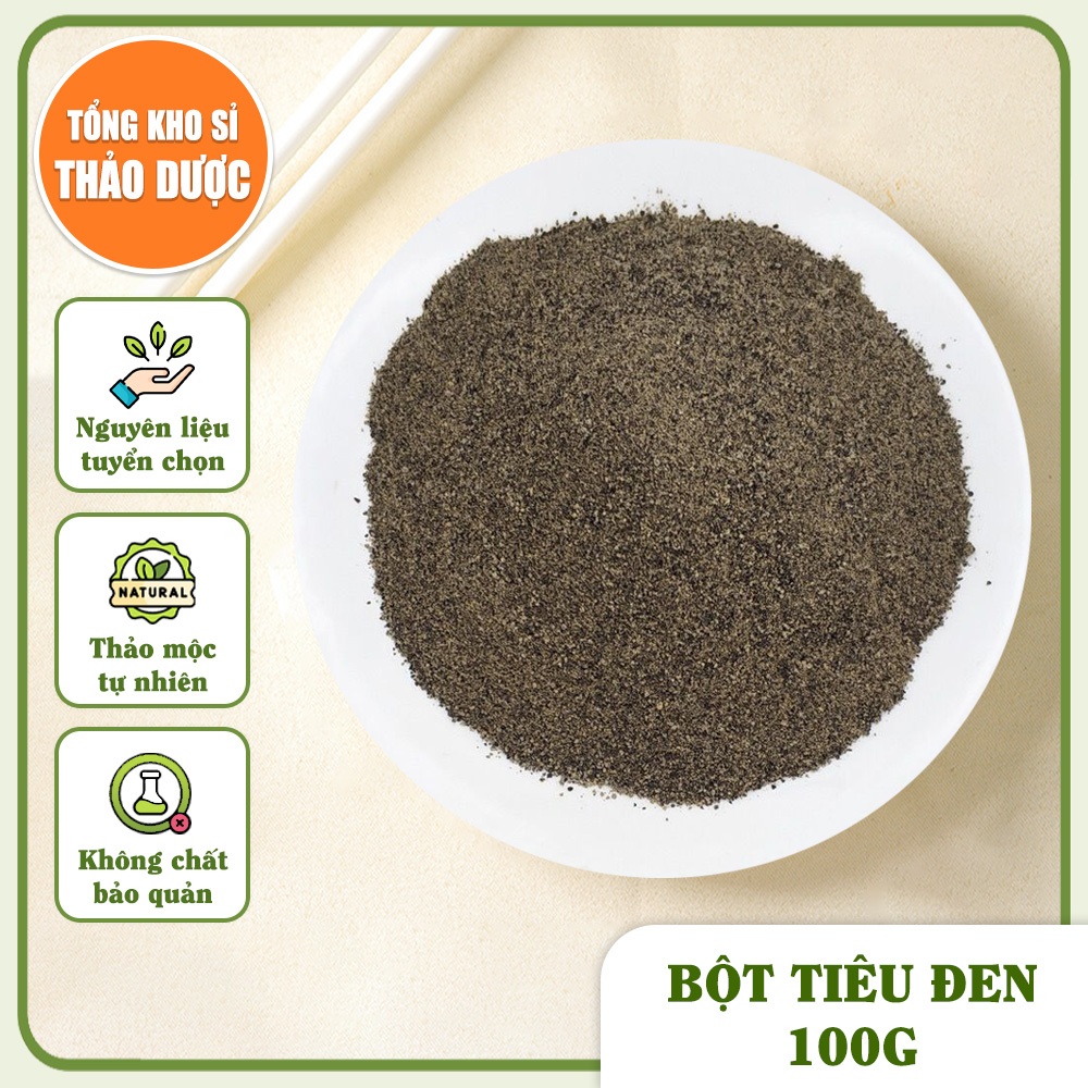 Bột tiêu đen 100g (bột tiêu cay,thơm)