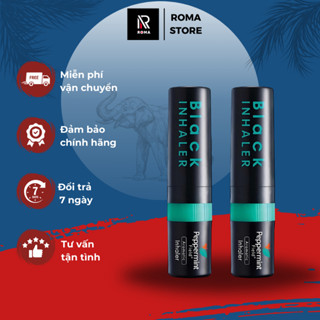 Ống hít thông mũi Black Peppermint ống hít mũi 2 đầu Thái Lan