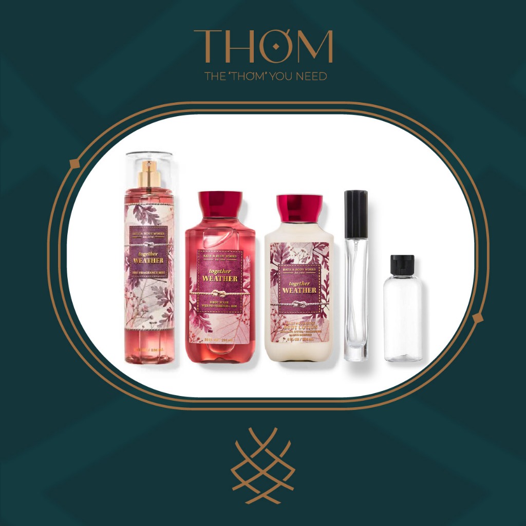 [5ML 10ML 33ML] TOGETHER WEATHER | Sản Phẩm Tắm Dưỡng Xịt Thơm Toàn Thân Bath & Body Works