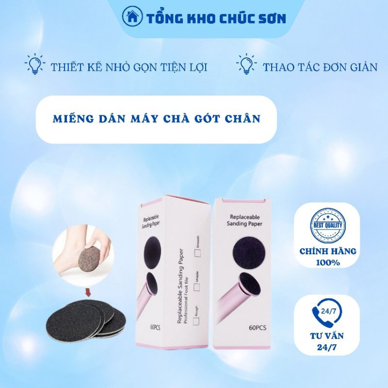 Miếng Dán Máy Chà Gót Chân