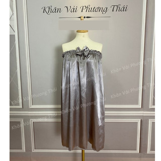 Váy quây spa chất lụa ĐẸP, đanh, nhiều màu, hàng sẵn