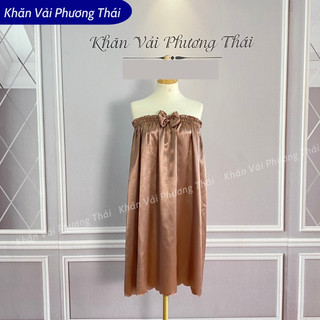 Váy quây spa chất lụa ĐẸP, đanh, nhiều màu, hàng sẵn