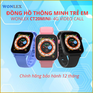 Đồng Hồ Thông Minh Trẻ Em Nam Nữ Định Vị Chống Nước Lắp SIM Nghe Gọi Giá Rẻ Wonlex CT20MINI