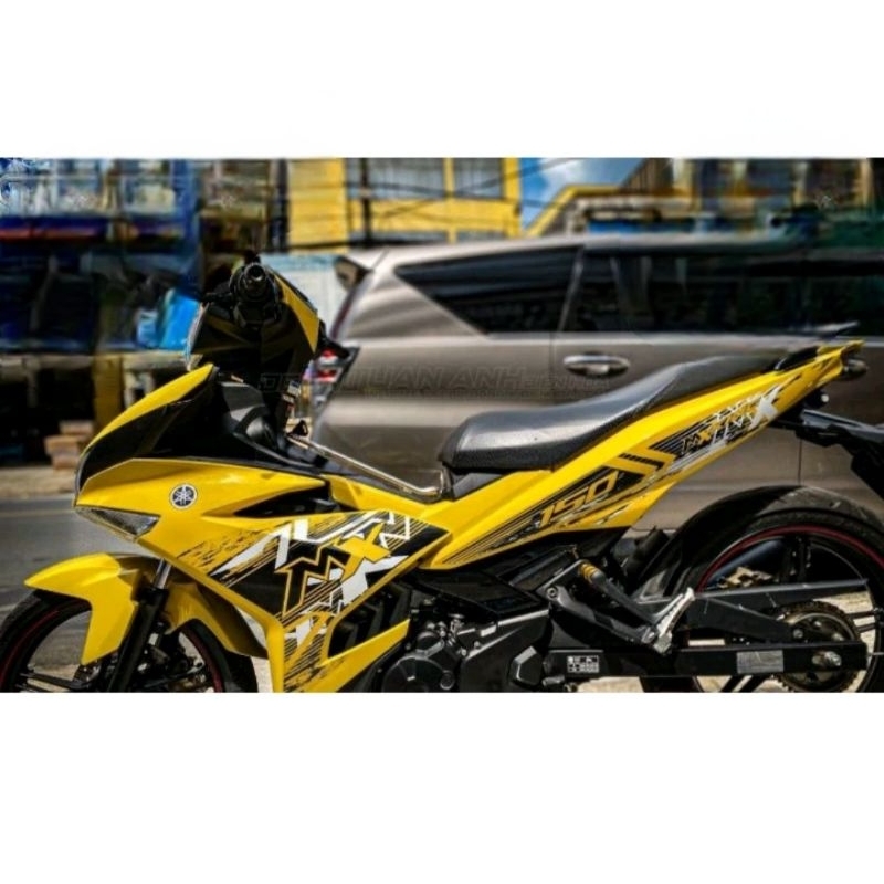 tem rời exciter 150 vàng đen mx
