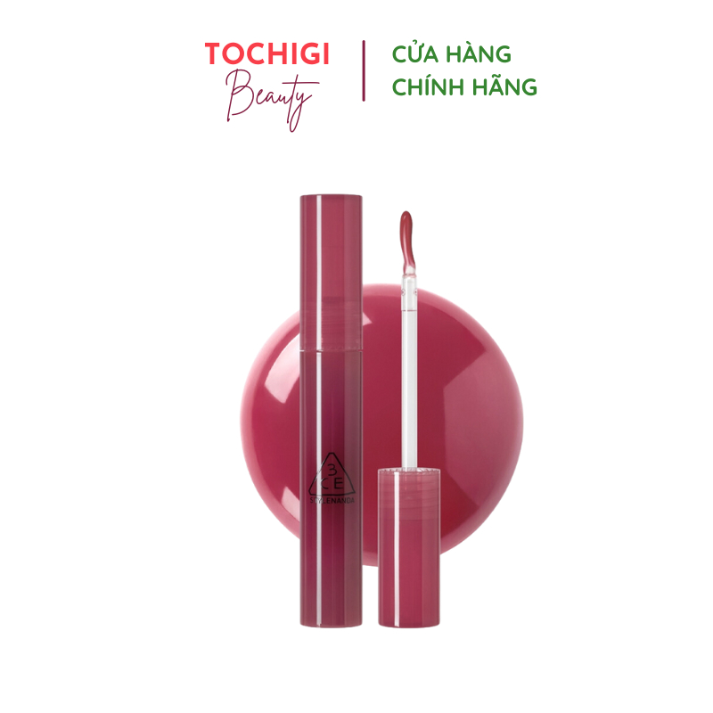 Son Tint Bóng 3CE Drop Glow Gel căng bóng mịn môi