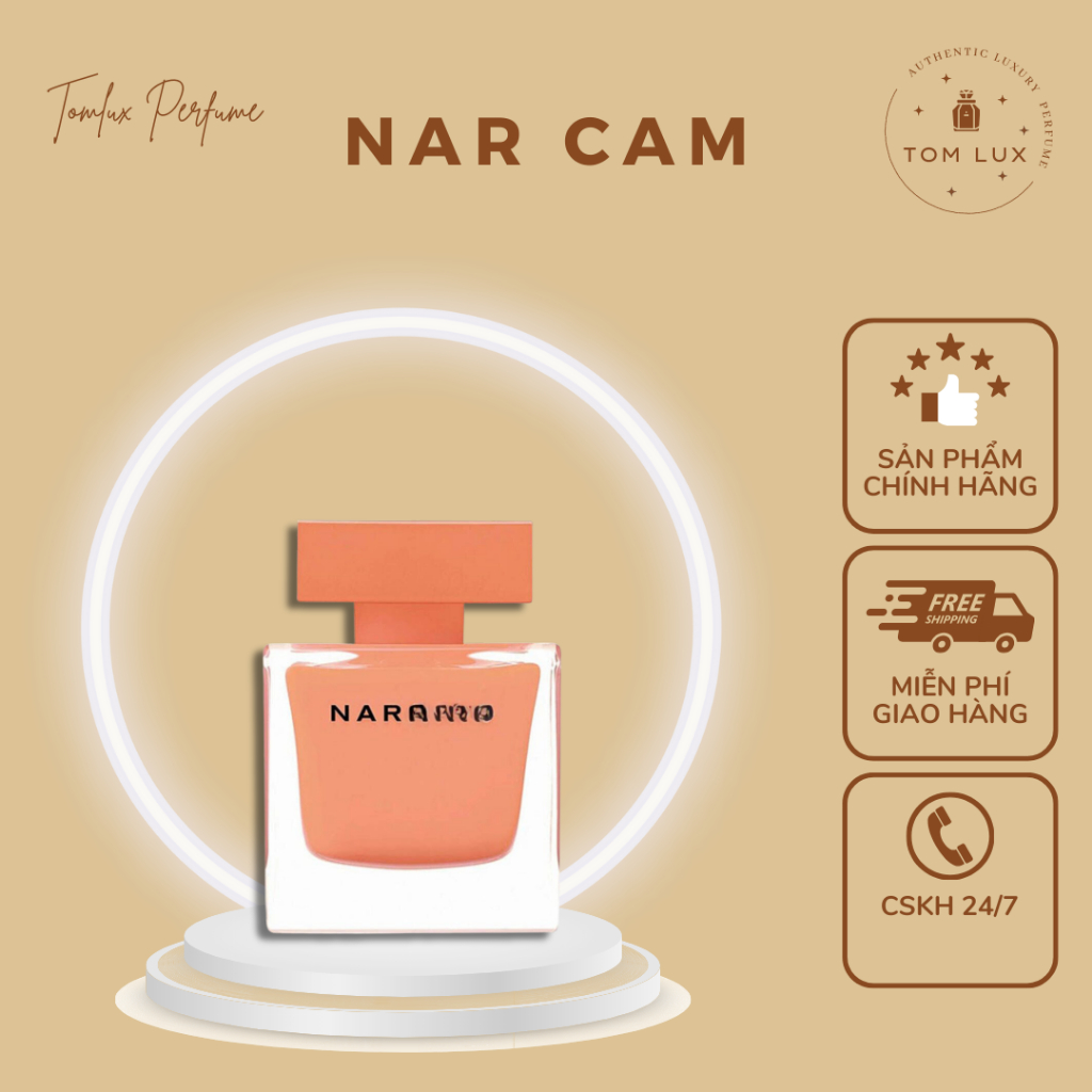 (FULL) Nước Hoa Nữ Nar Ambrée EDP TomLux 90ml (Nar Cam)