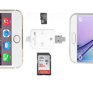 FlashDevice Đầu Đọc Thẻ Nhớ SD/TF Dành Cho IPhone/IPad/ Android OS