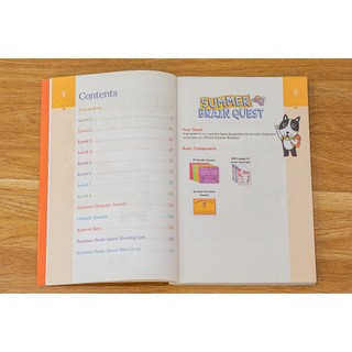 Sách Summer brain quest K1 Sách tiếng Anh rèn luyện tư duy cho bé 5 - 6 tuổi Bìa mềm Á Châu Books