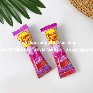 Combo Kẹo mút gum thổi Big babol Chupa Chups hương vị trái cây, Đồ ăn vặt, Ăn vặt Hồng Bé