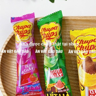 Combo Kẹo mút gum thổi Big babol Chupa Chups hương vị trái cây, Đồ ăn vặt, Ăn vặt Hồng Bé
