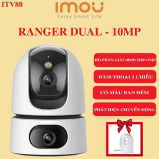 CAMERA IMOU 2 MẮT TRONG NHÀ RANGER DUAL 10MP/ 6MP - S2XP-10M0WED/6M0WED I TẦM NHÌN BAN ĐÊM CÓ MÀU