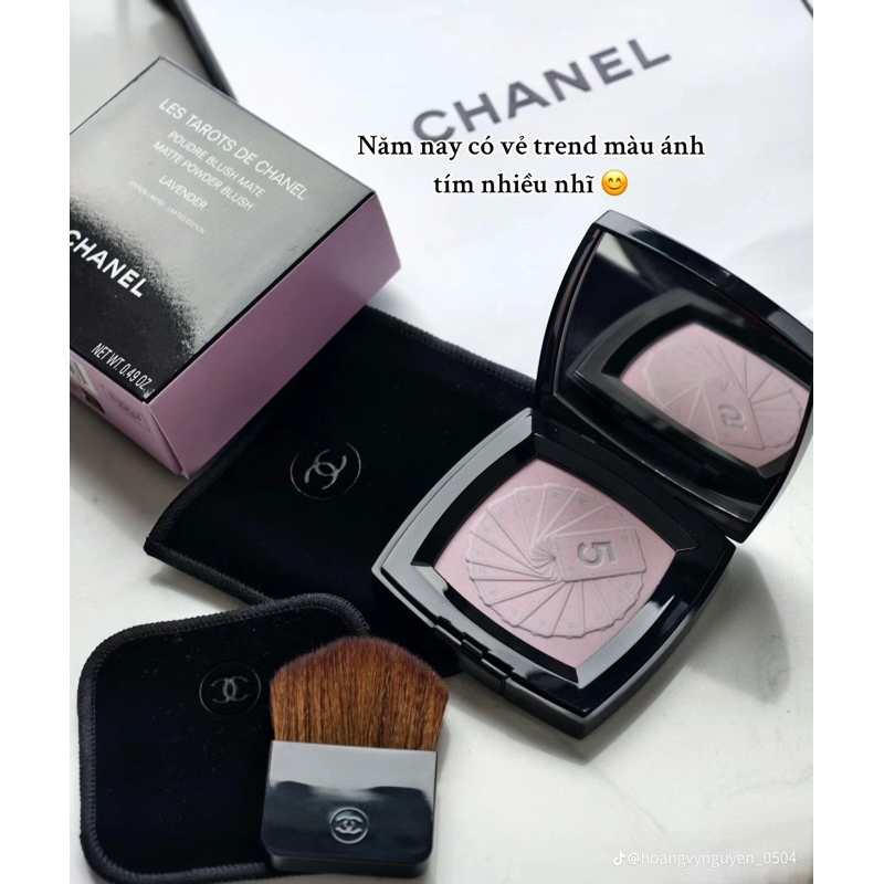 NEW PHẤN MÁ HỒNG CHANEL LES TAROTS DE CHANEL MÀU LAVENDER PHIÊN BÃN GIỚI HẠN.