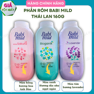 (Thái Lan) Phấn Rôm Cho Bé Babi Mild Thái Lan 160g/phấn thơm cho bé