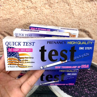 Combo 5 Que Thử Thai Quick Test phát hiện thai sớm