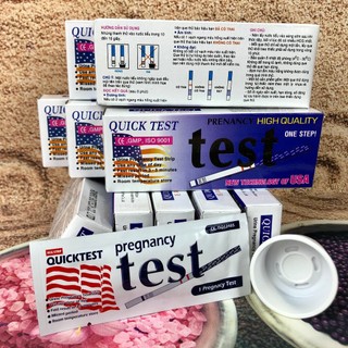 Combo 5 Que Thử Thai Quick Test phát hiện thai sớm