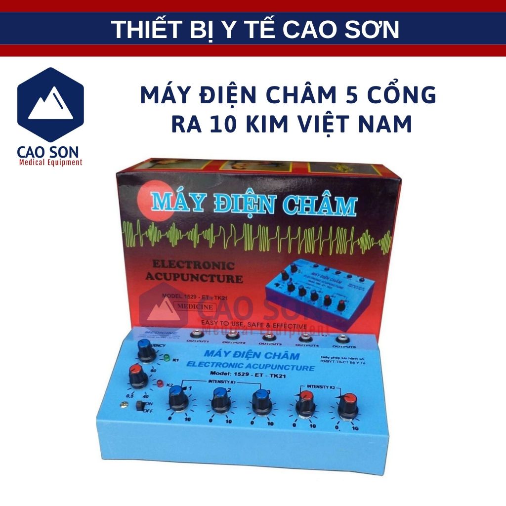 Máy điện châm 5 giắc
