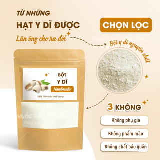 Bột y dĩ nếp 100g, bột bobo, nguyên chất, thơm mịn, dùng pha uống, nấu cháo, đắp mặ nạ - Lãn Ông