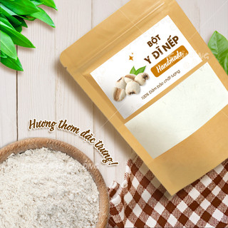 Bột y dĩ nếp 100g, bột bobo, nguyên chất, thơm mịn, dùng pha uống, nấu cháo, đắp mặ nạ - Lãn Ông
