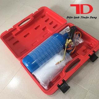 Bộ hàn gió đá mini màu đỏ (Bình không chứa khí)