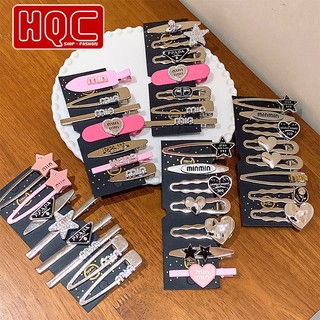 Sét 7 kẹp tóc kim loại cao cấp mãu mới siêu hót trend HQC-058