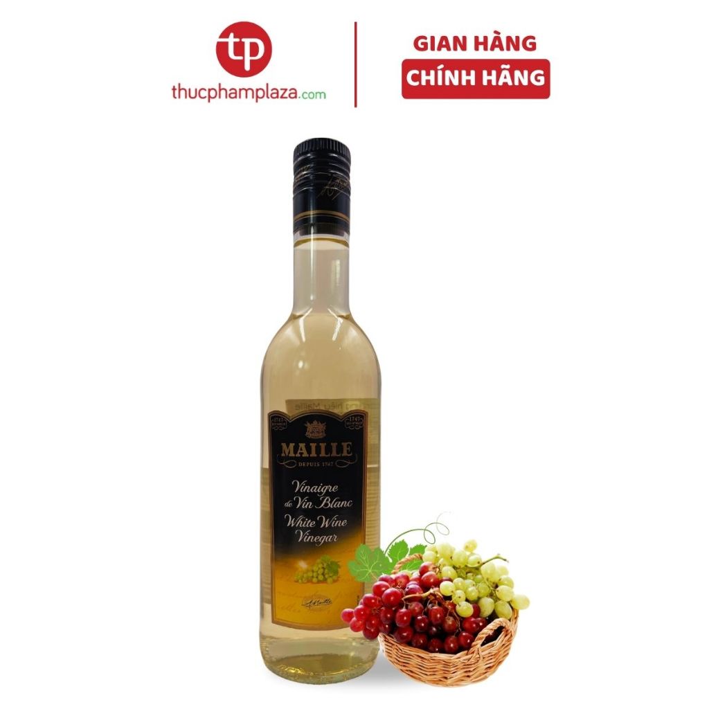 Dấm rượu trắng hiệu Maille 500ml