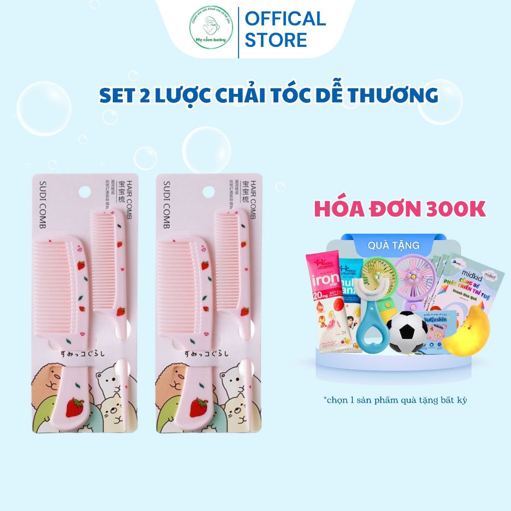 Sét 2 Chiếc Lược Chải Tóc