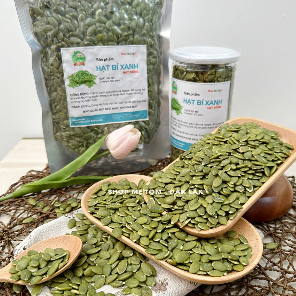 500Gram NHÂN BÍ XANH SỐNG LÀM SỮA HẠT hoặc LÀM BÁNH (CÓ XUẤT HÓA ĐƠN CÔNG TY)