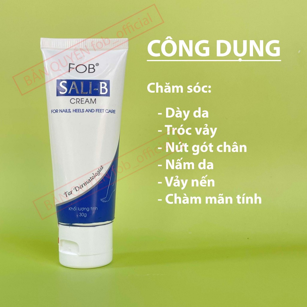 Kem phòng nứt gót chân FOB SALI-B
