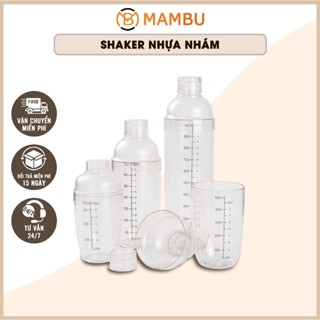 [Sỉ] Lọ Shaker Bình lắc nhựa nhám - Dụng cụ pha chế - Thiết bị máy móc pha chế