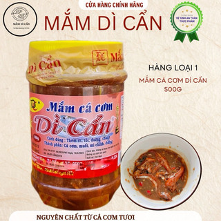  Mắm Cá Cơm Dì Cẩn Hủ 500gr Mắm Cái Đặc Sản Đà Nẵng Hương Vị Đậm Đà Thơm Ngon 