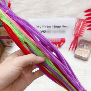 Kẽm Nhung Uốn tóc xoăn da đen châu Phi Làm Tóc Premlock 25 cây