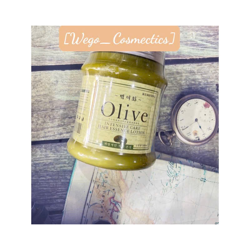 Hấp dầu kem ủ tóc OLIVE nắp thiết 1000ml [Wego_Cosmetics]