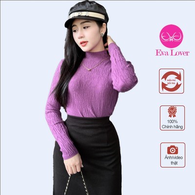 Áo len nữ dây chữ M cổ 5cm kiêu dáng  freesize co giãn dưới 60kg mặc Evalover