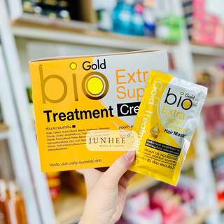 [ JUNHEE AUTH ] HỘP 24 gói Ủ TÓC BIO GOLD EXTRA SUPER CREAM