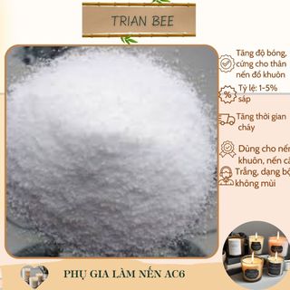 50g phụ gia làm nến AC6, tăng độ trắng và bóng, tăng thời gian cháy cho nến