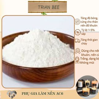 50g phụ gia làm nến AC6, tăng độ trắng và bóng, tăng thời gian cháy cho nến