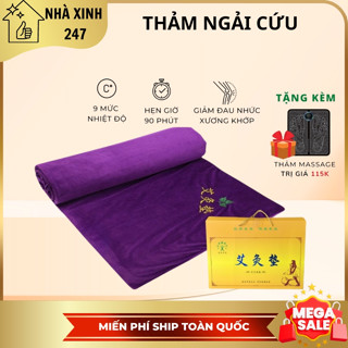 Đệm sưởi ngải cứu đông y Trung Quốc ( Thảm ngải cứu đệm ngải cứu đông y trung quốc nệm ngải cứu vật lý trị liệu ..)