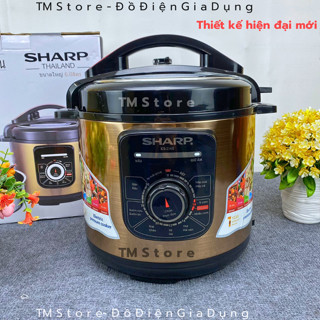 Nồi áp suất điện Sharp ks-216v ks-216s đa năng chuẩn cao cấp  , Nồi Hầm điện Sharp Thái Lan Tm Store