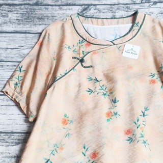 ÁO VOAN HOA CỔ TÀU