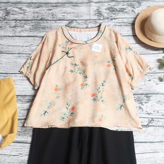ÁO VOAN HOA CỔ TÀU