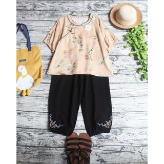 ÁO VOAN HOA CỔ TÀU