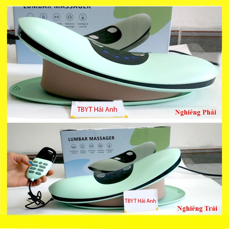 Máy Massage Lưng Thông Minh, Cột Sống, Eo Có Hồng Ngoại, Rung, Xung Huyệt Pin Sạc