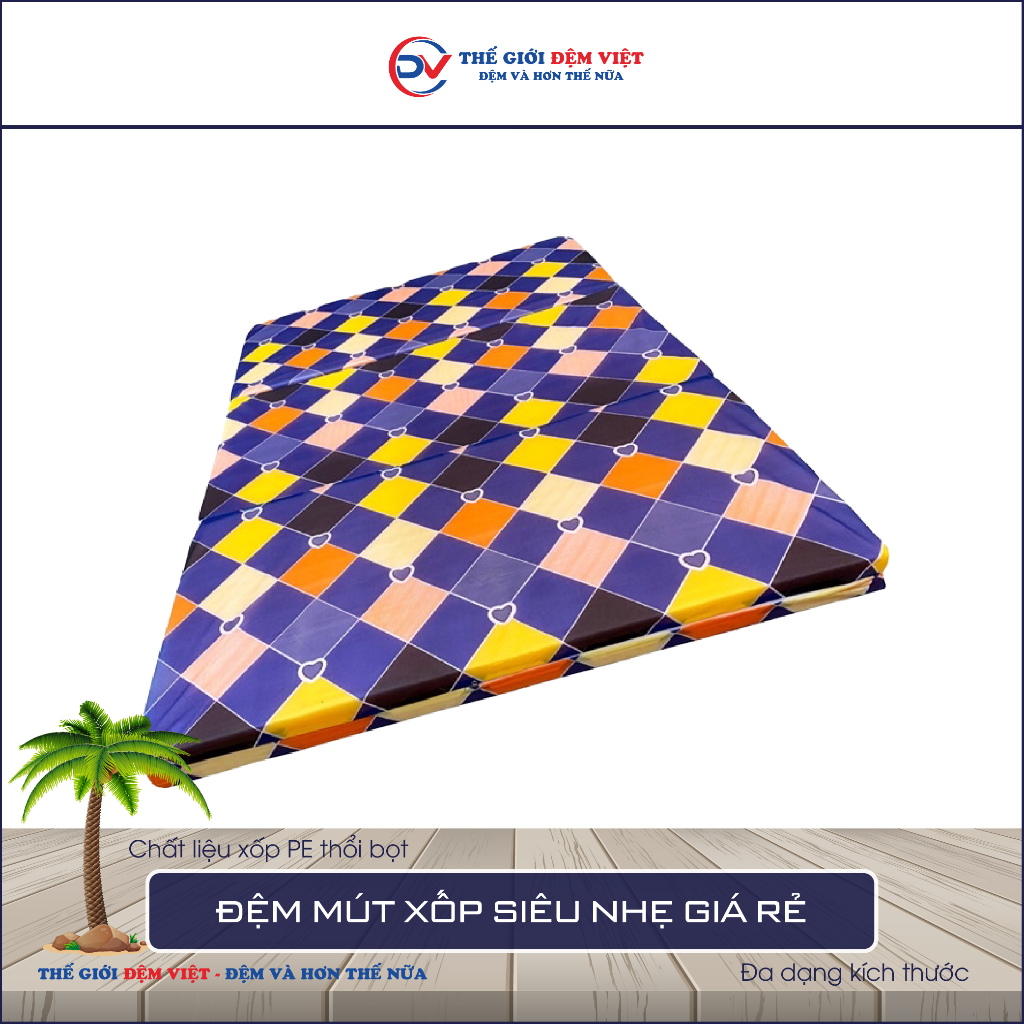 ĐỆM PE GẤP 3 SIÊU NHẸ - SHIP HOẢ TỐC