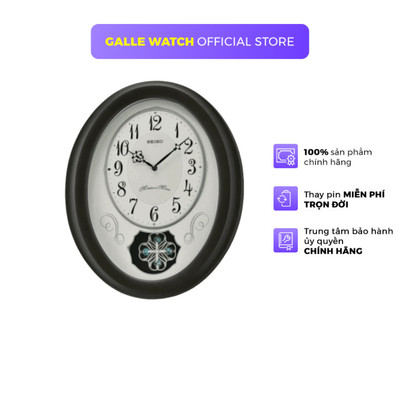 ĐỒNG HỒ TREO TƯỜNG SEIKO QXM606NL  thời trang, thanh lịch, vỏ nhựa bền bỉ, chính hãng Nhật Bản