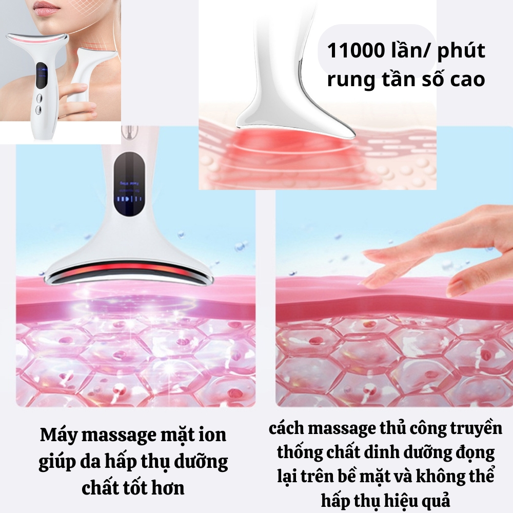Máy Nâng Cơ Mặt - VISEN, Máy Massage Nâng Cơ Trẻ Hoá Da Mặt Cao Cấp